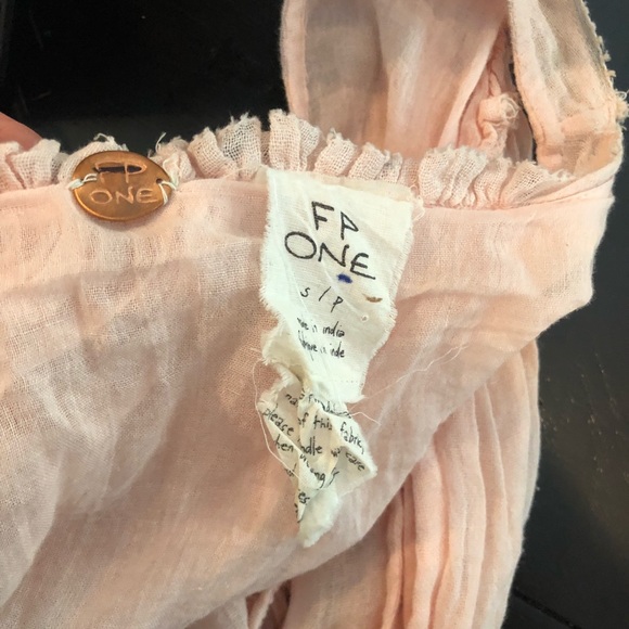 NWOT Free People One pink babydoll dress - Picture 8 of 8